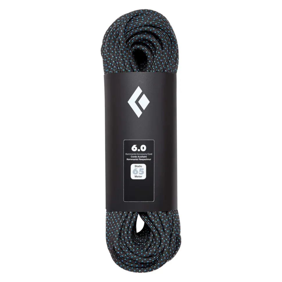 Seile^Black Diamond 6.0 Static Accessory Cord Black