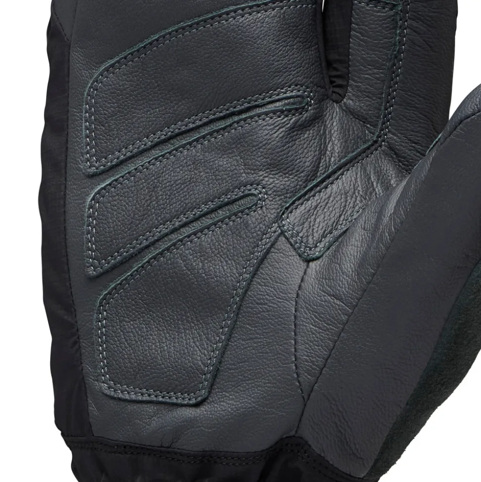 Eisklettern^Black Diamond Alpine 3-Finger Mitts Black-Carbon