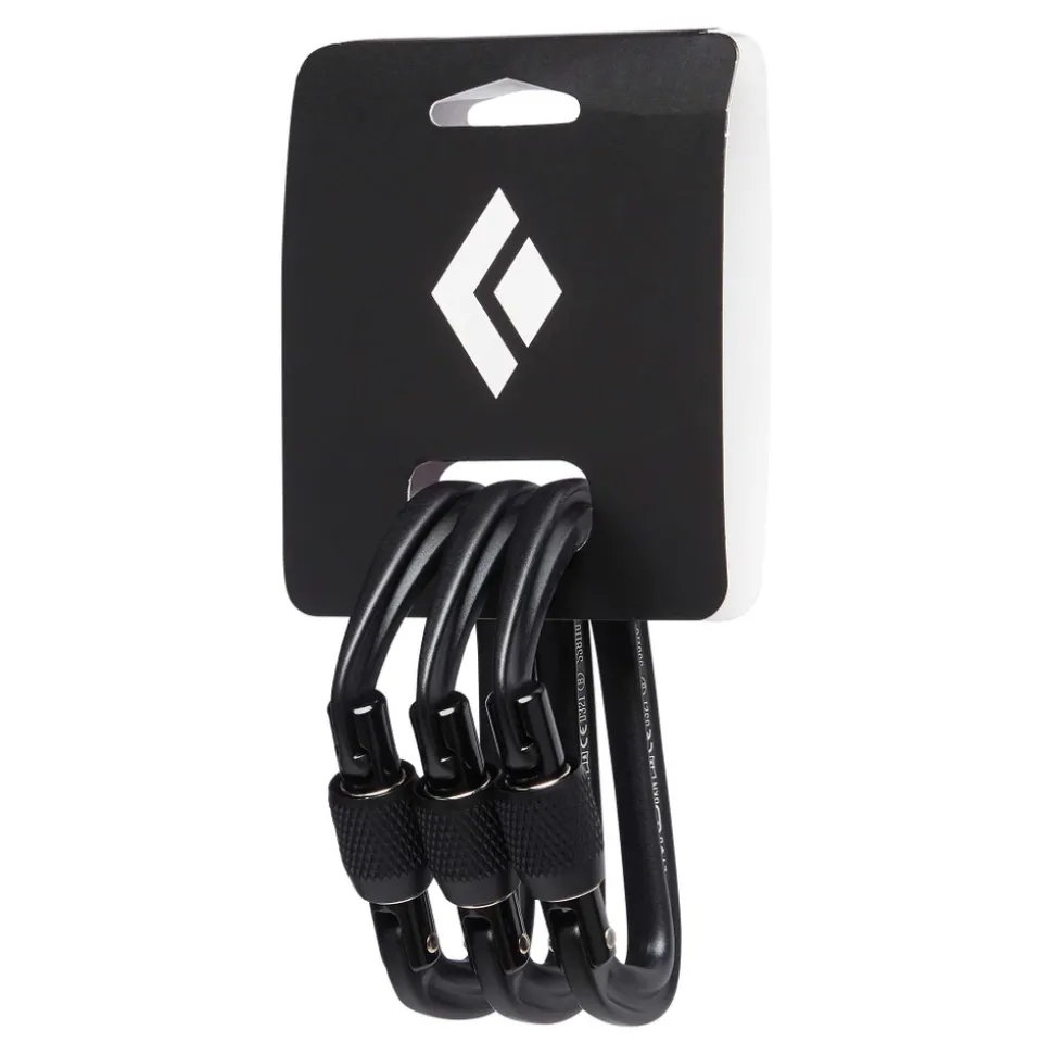 Karabiner^Black Diamond HotForge Screwgate Carabiner 3-Pack