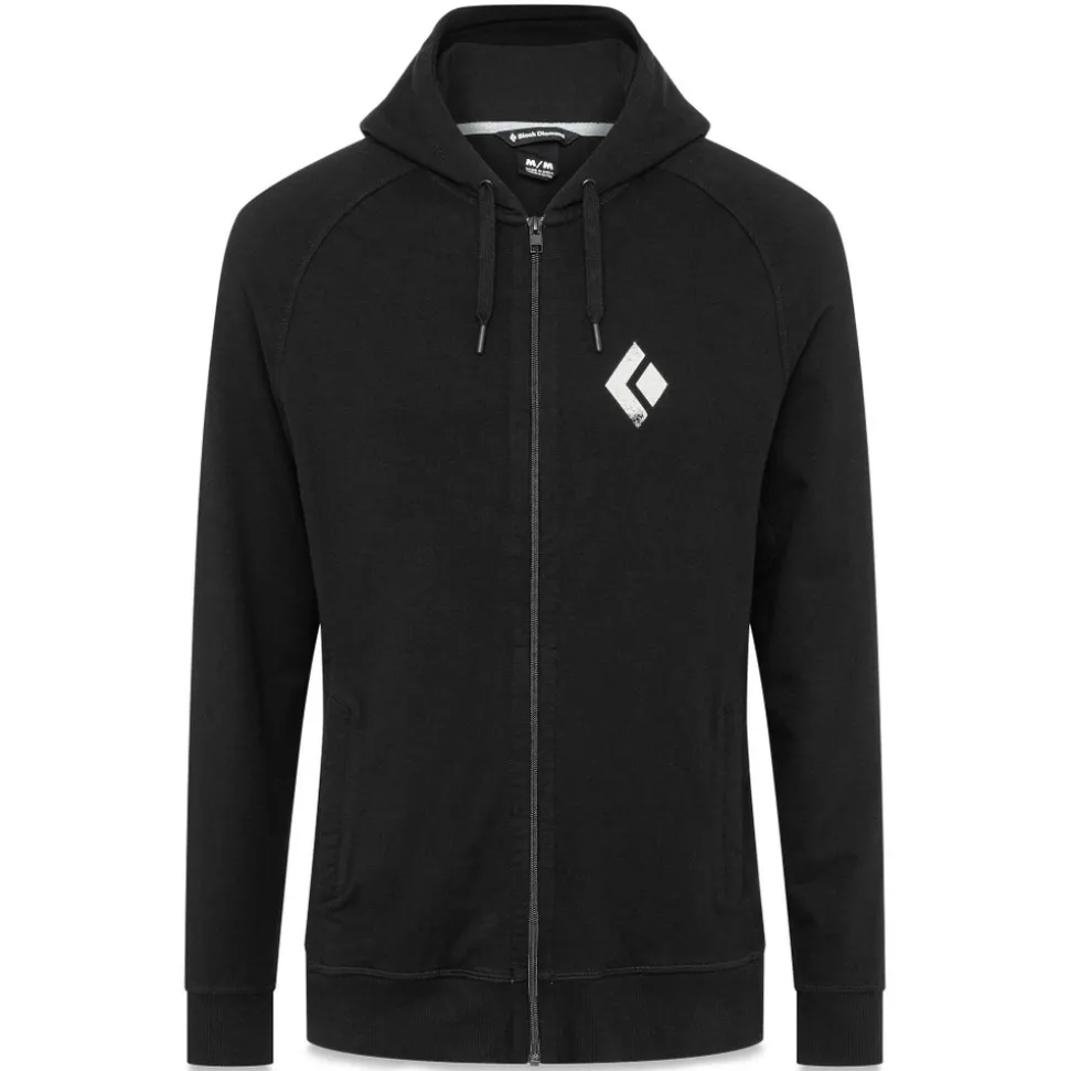 Kapuzenpullover^Black Diamond Men's Chalked Up Zip Hoody Black
