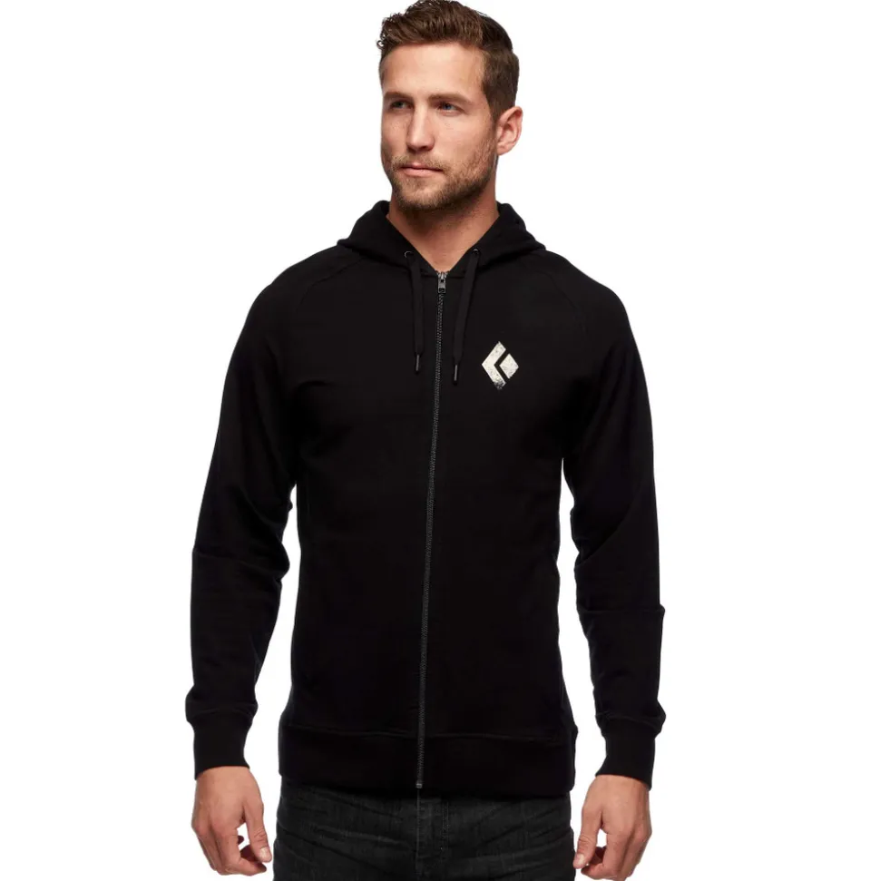 Kapuzenpullover^Black Diamond Men's Chalked Up Zip Hoody Black