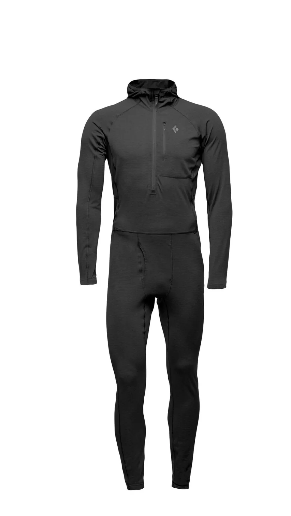 Fleece^Black Diamond Men's Coefficient LT One Piece Black