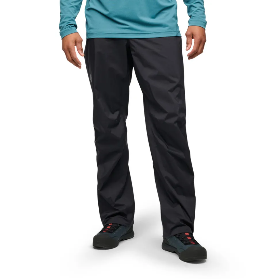 Fastpacking^Black Diamond Men's Fineline Stretch Full Zip Pants Black
