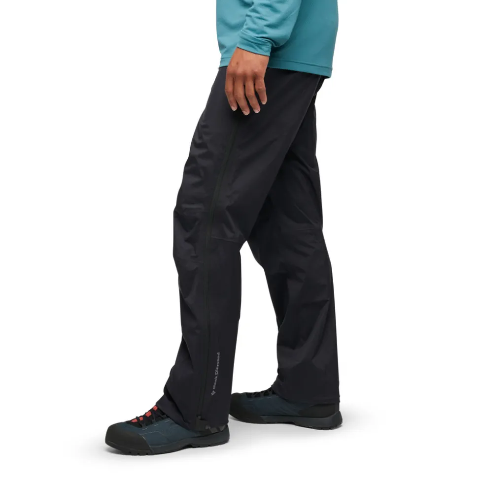 Fastpacking^Black Diamond Men's Fineline Stretch Full Zip Pants Black