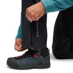 Fastpacking^Black Diamond Men's Fineline Stretch Full Zip Pants Black