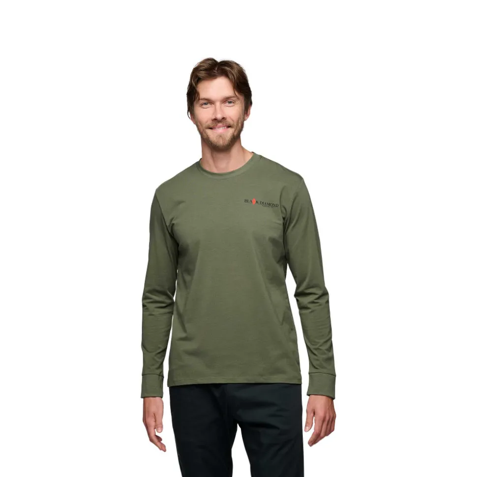 Hallenklettern^Black Diamond Men's Heritage Wordmark Long Sleeve Tee