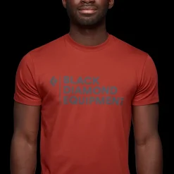T-Shirts & Tanktops^Black Diamond Men's Stacked Logo T-Shirt