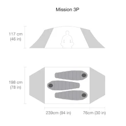 Zelte^Black Diamond Mission 3P Tent