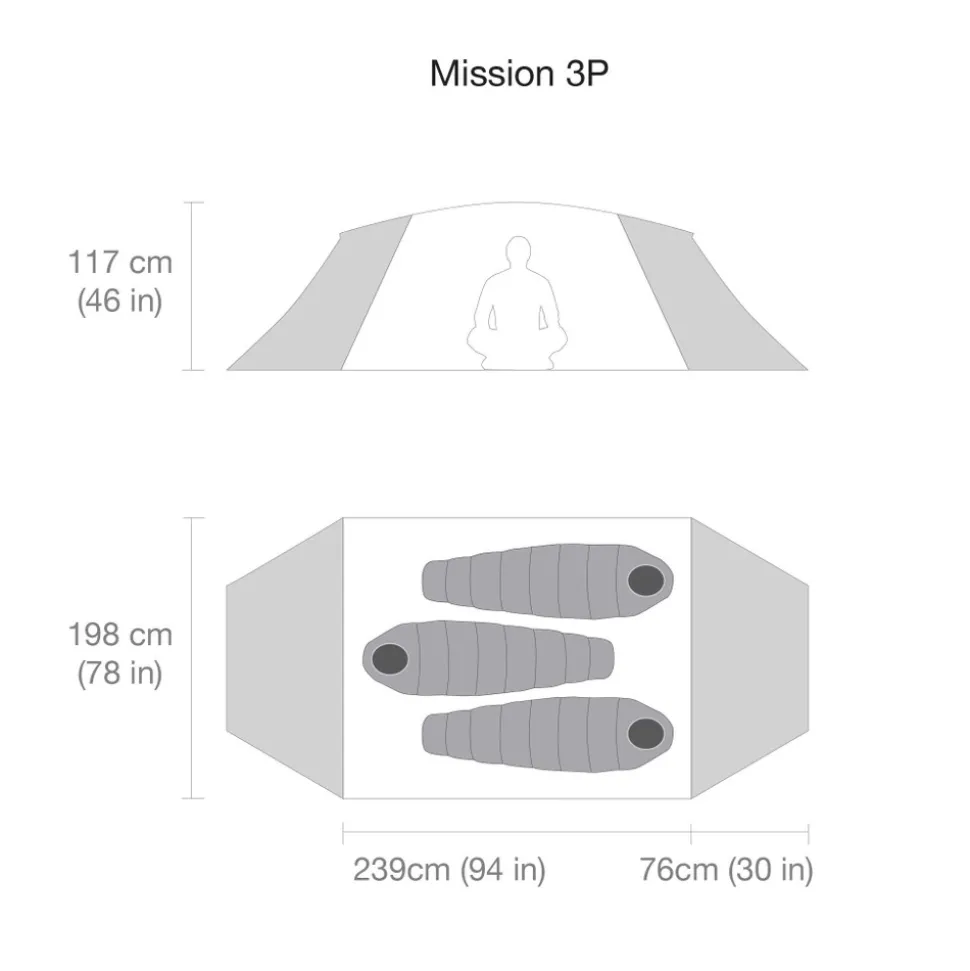 Zelte^Black Diamond Mission 3P Tent