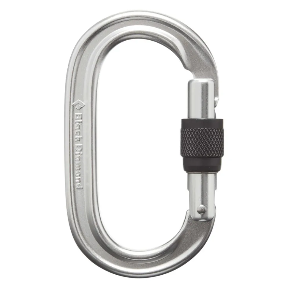 Karabiner^Black Diamond Oval Keylock Screwgate Carabiner