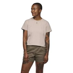 T-Shirts & Tanktops|Hallenklettern^Black Diamond Women's BD Stripe Crop Tee