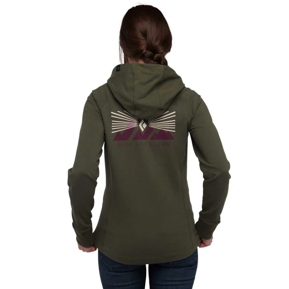 Kapuzenpullover^Black Diamond Women's Rise and Climb Full Zip Hoody