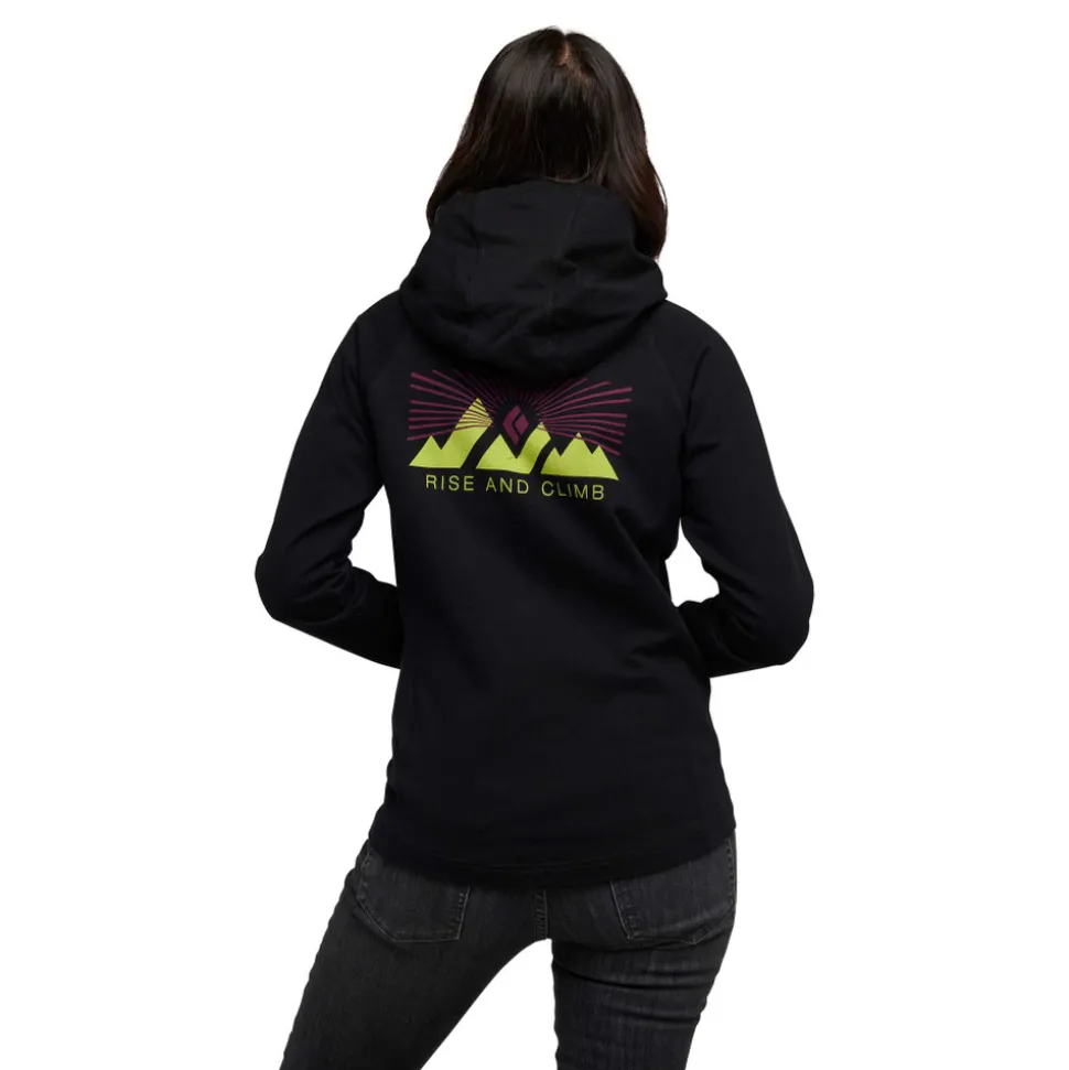 Kapuzenpullover^Black Diamond Women's Rise and Climb Full Zip Hoody