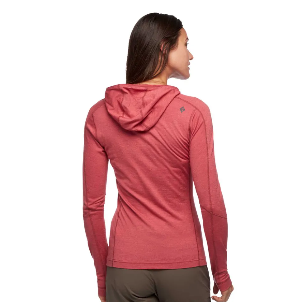 Kapuzenpullover^Black Diamond Women's Solution 150 Merino Quarter Zip Hoody