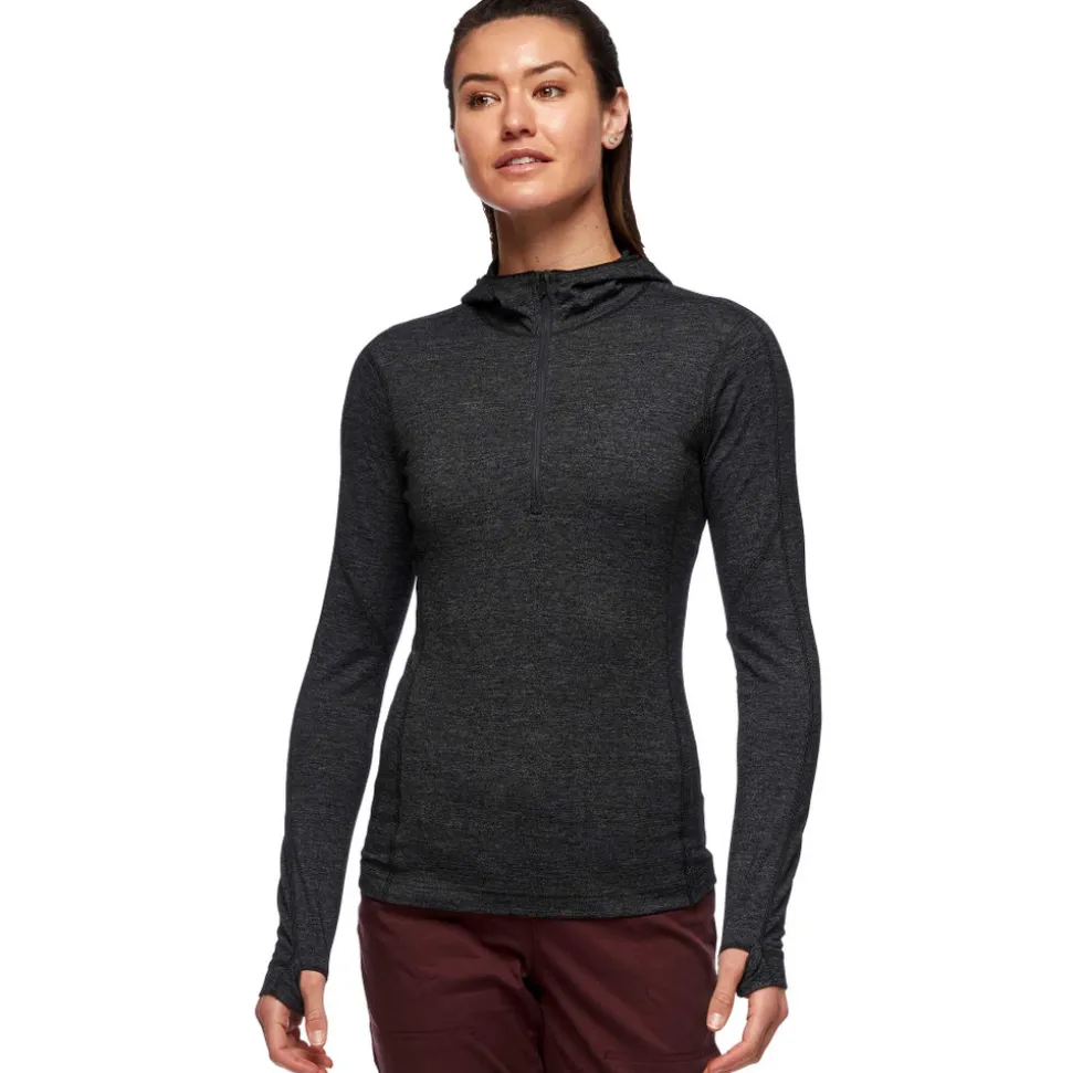 Kapuzenpullover^Black Diamond Women's Solution 150 Merino Quarter Zip Hoody