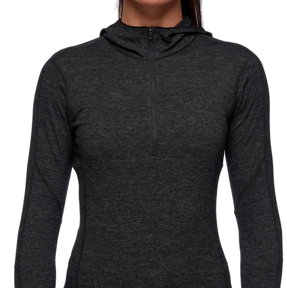 Kapuzenpullover^Black Diamond Women's Solution 150 Merino Quarter Zip Hoody